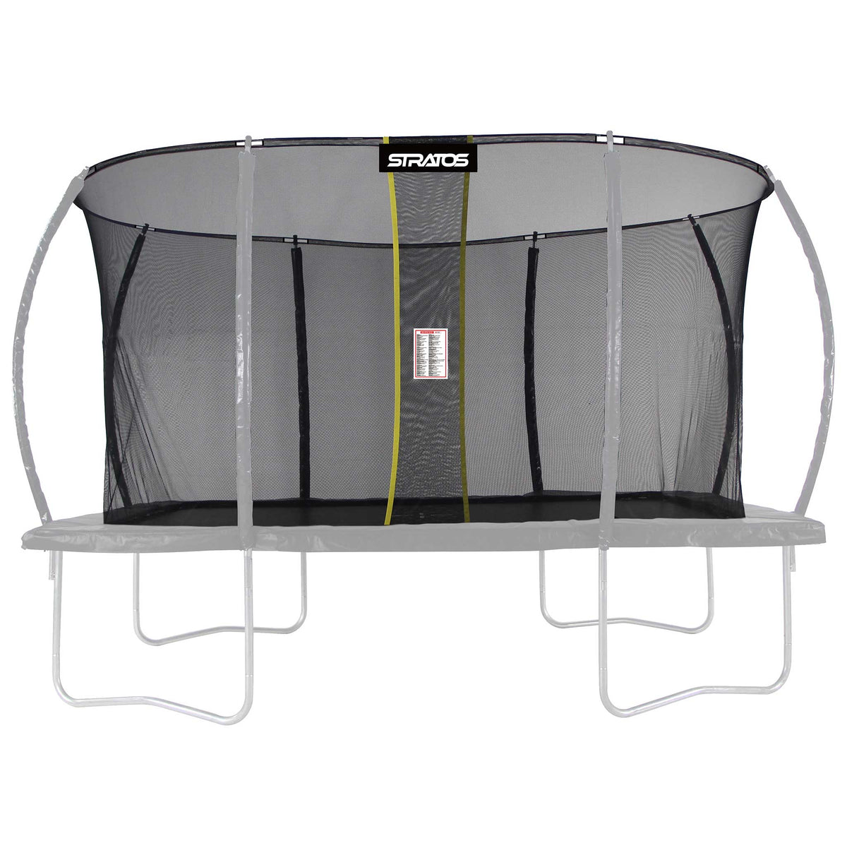 Trampoliinin turvaverkko Stratos suorakaide, 2,44x3,66m