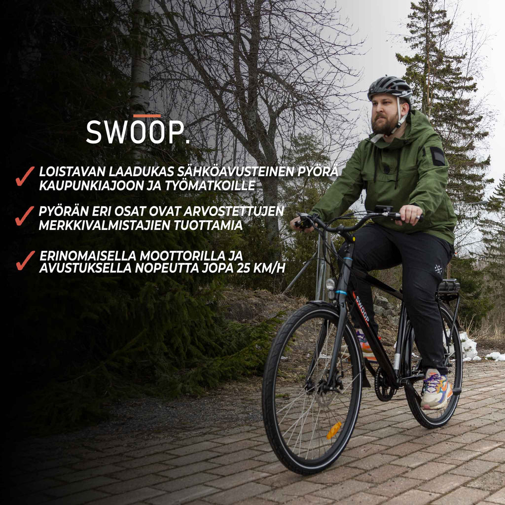 SWOOP SÄHKÖPYÖRÄ CITY 28" MAN