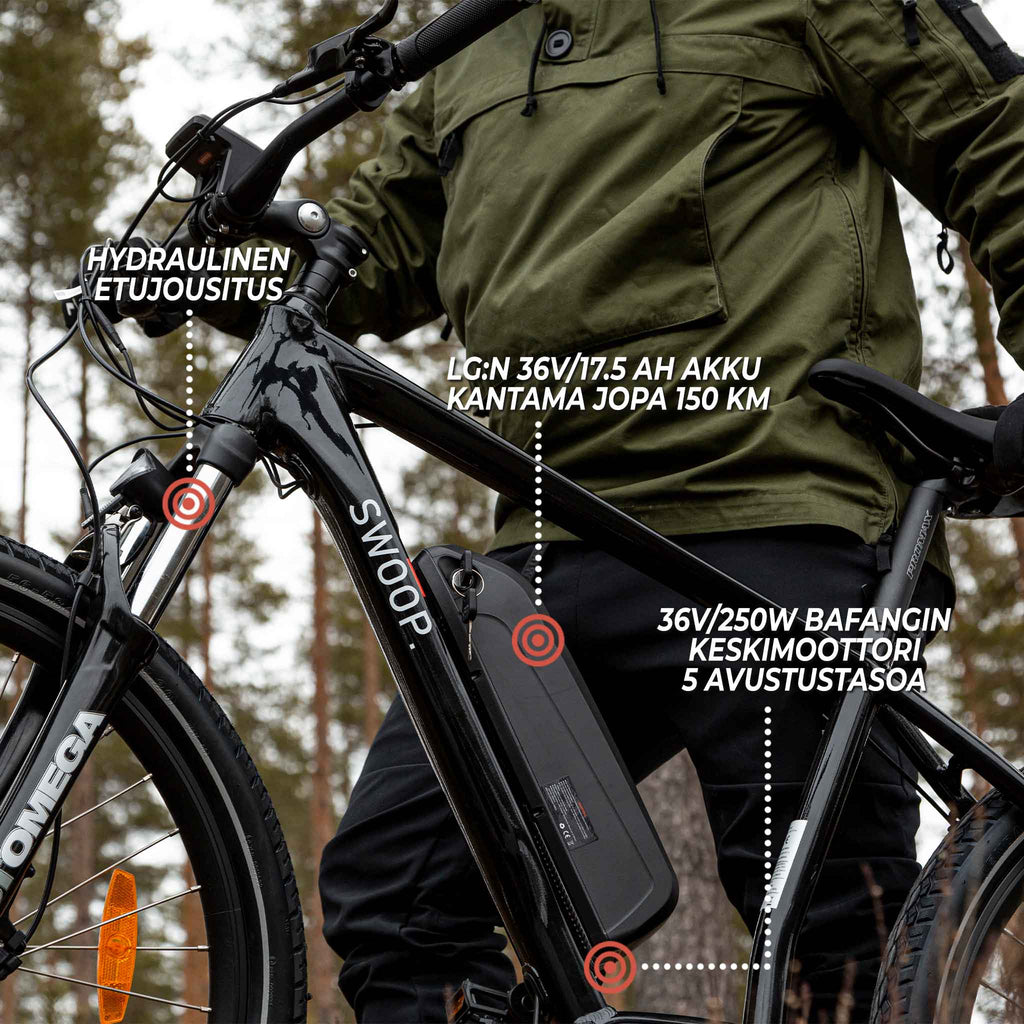 SWOOP SÄHKÖPYÖRÄ MTB 27,5" SEEKER