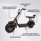SWOOP SÄHKÖPOTKULAUTA CRUISER TURBO 2000w