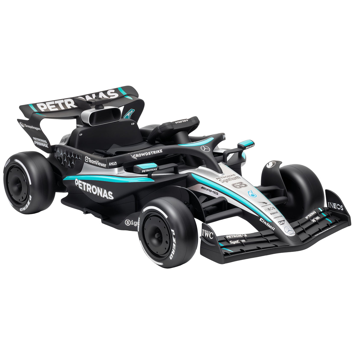 Lasten sähkökartingauto Mercedes-AMG Petronas F1, litiumakku, kaukosäädin, 3–5 v