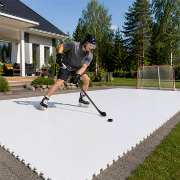 Tekojääpaneeli 4 kpl, 100 × 100 cm, 15 mm UHMW-PE – laukaisualusta ja luistelualusta sisälle ja ulos