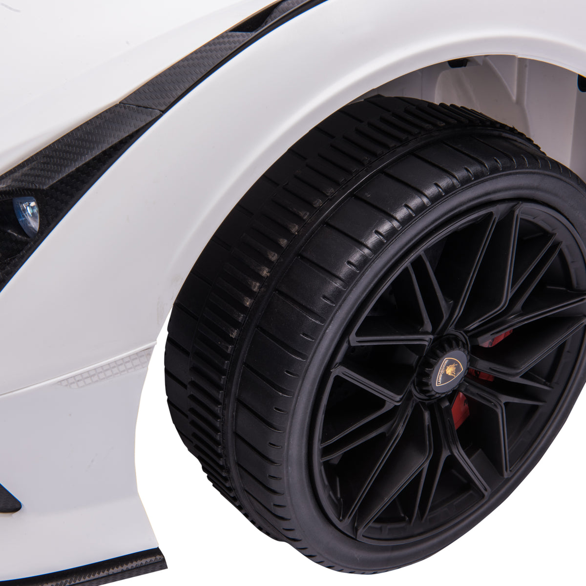 Lasten sähköauto Lamborghini Sián SUV 12V, kaukosäädin ja musiikki, 3–5 v, valkoinen