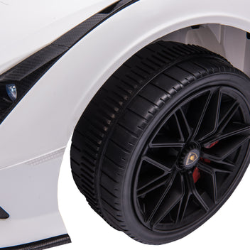 Lasten sähköauto Lamborghini Sián SUV 12V, kaukosäädin ja musiikki, 3–5 v, valkoinen