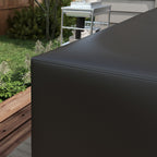 Suojapeite L-mallinen kulmasohvalle, 420D Oxford, 250 x 250 x 79 cm, musta
