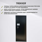 Trekker Asekaappi 14-Asetta AS1400, Musta, Digitaalilukolla