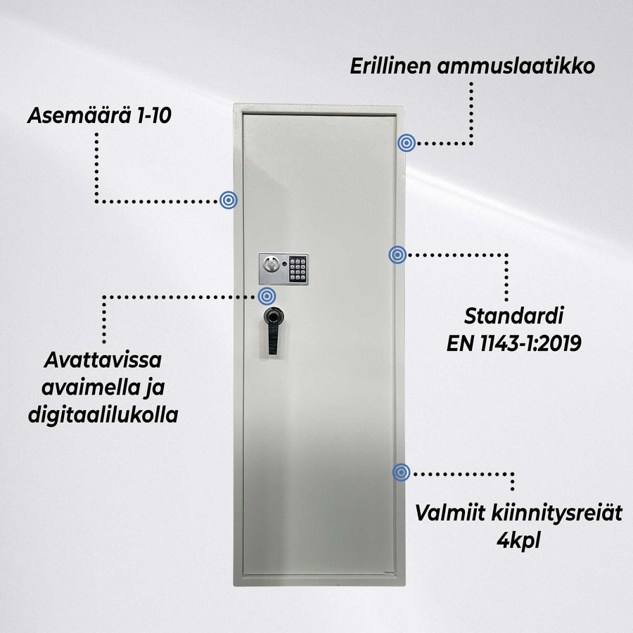 TR ASEKAAPPI 10-ASETTA AS1000 V2, VALKOINEN