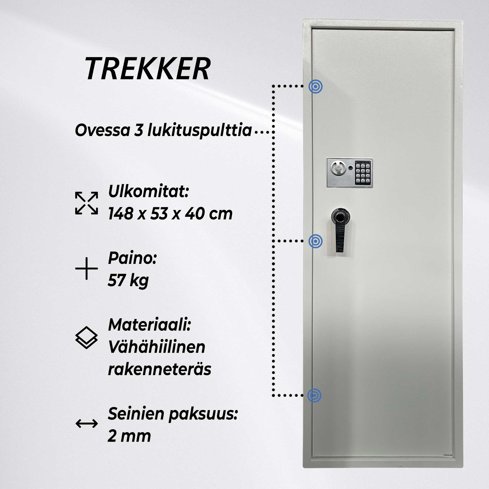 TR ASEKAAPPI 10-ASETTA AS1000 V2, VALKOINEN