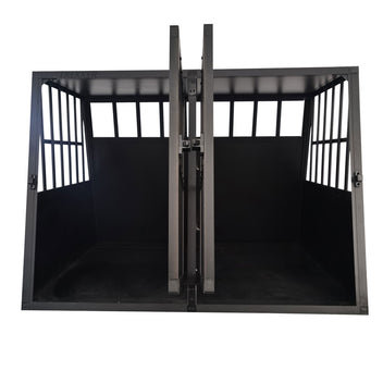 Trekker koiran kuljetushäkki XXL 104x90.5x69.5cm, Musta