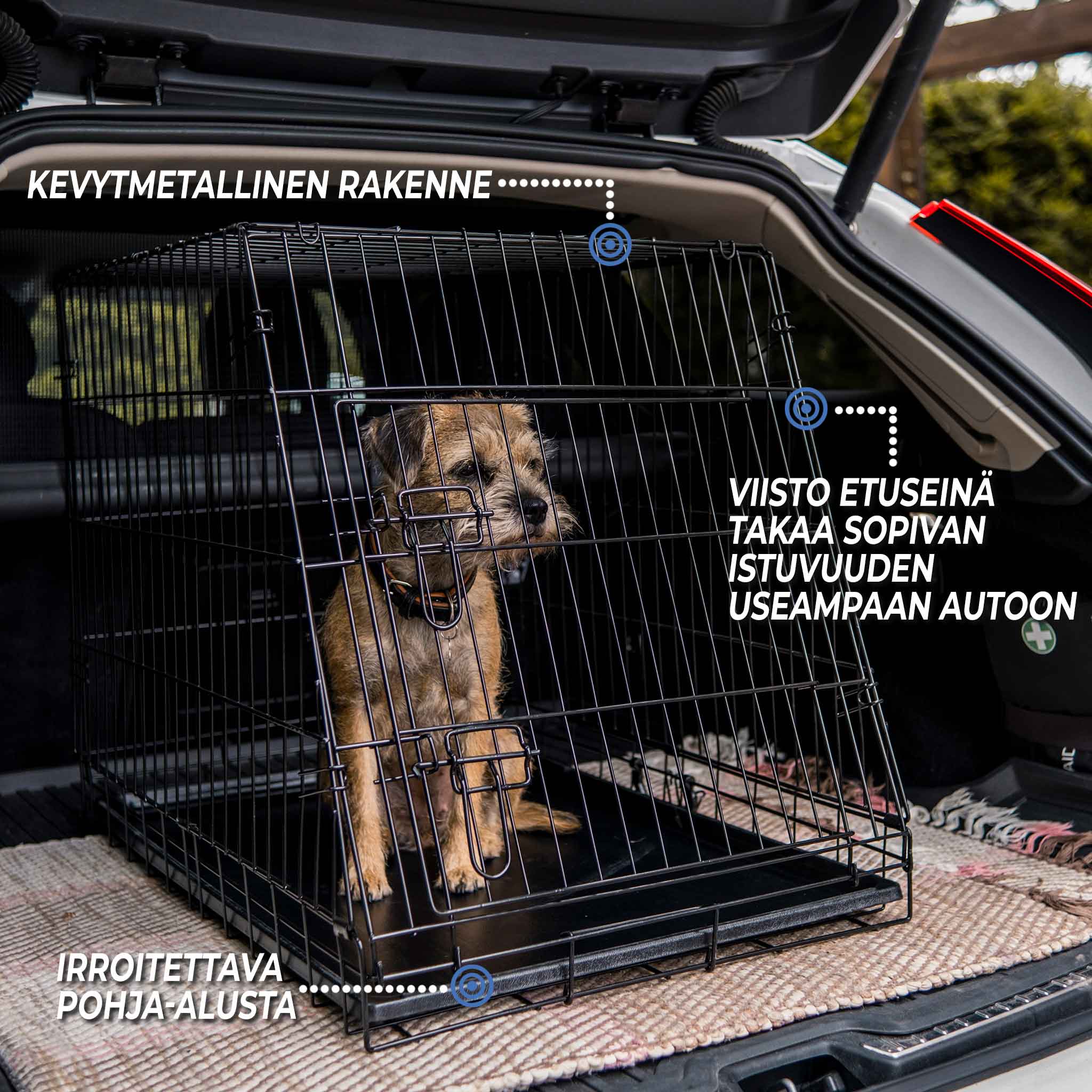 TREKKER KOIRAN KULJETUSHÄKKI VIISTOPERÄ L