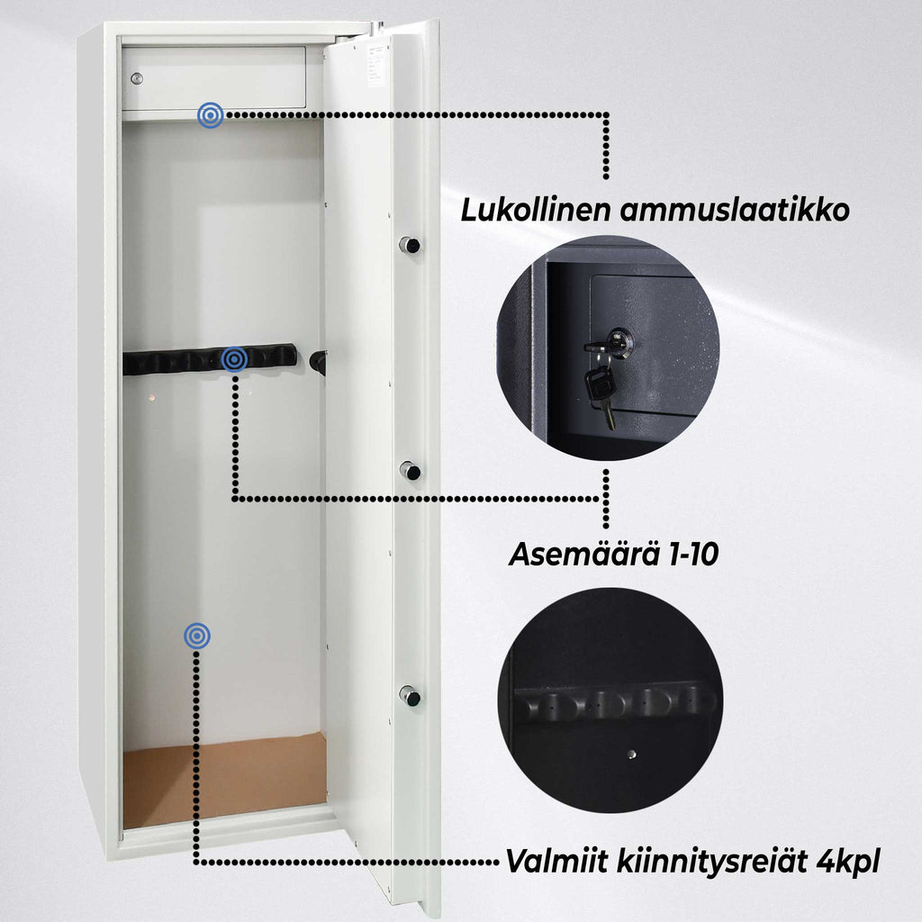 TR ASEKAAPPI 10-ASETTA AS1000 VALKOINEN