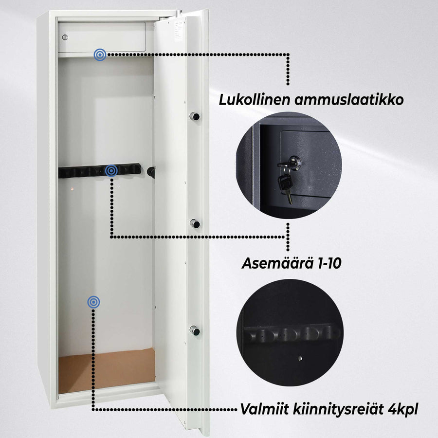 TR ASEKAAPPI 10-ASETTA AS1000 VALKOINEN