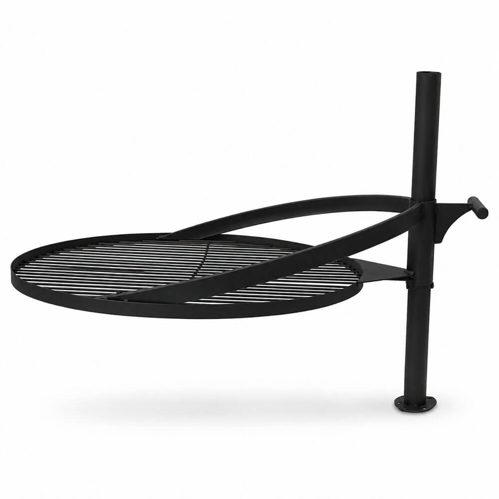 Ulkotulisija 60 cm – 60 cm grilliritilä, 2 mm teräs, musta