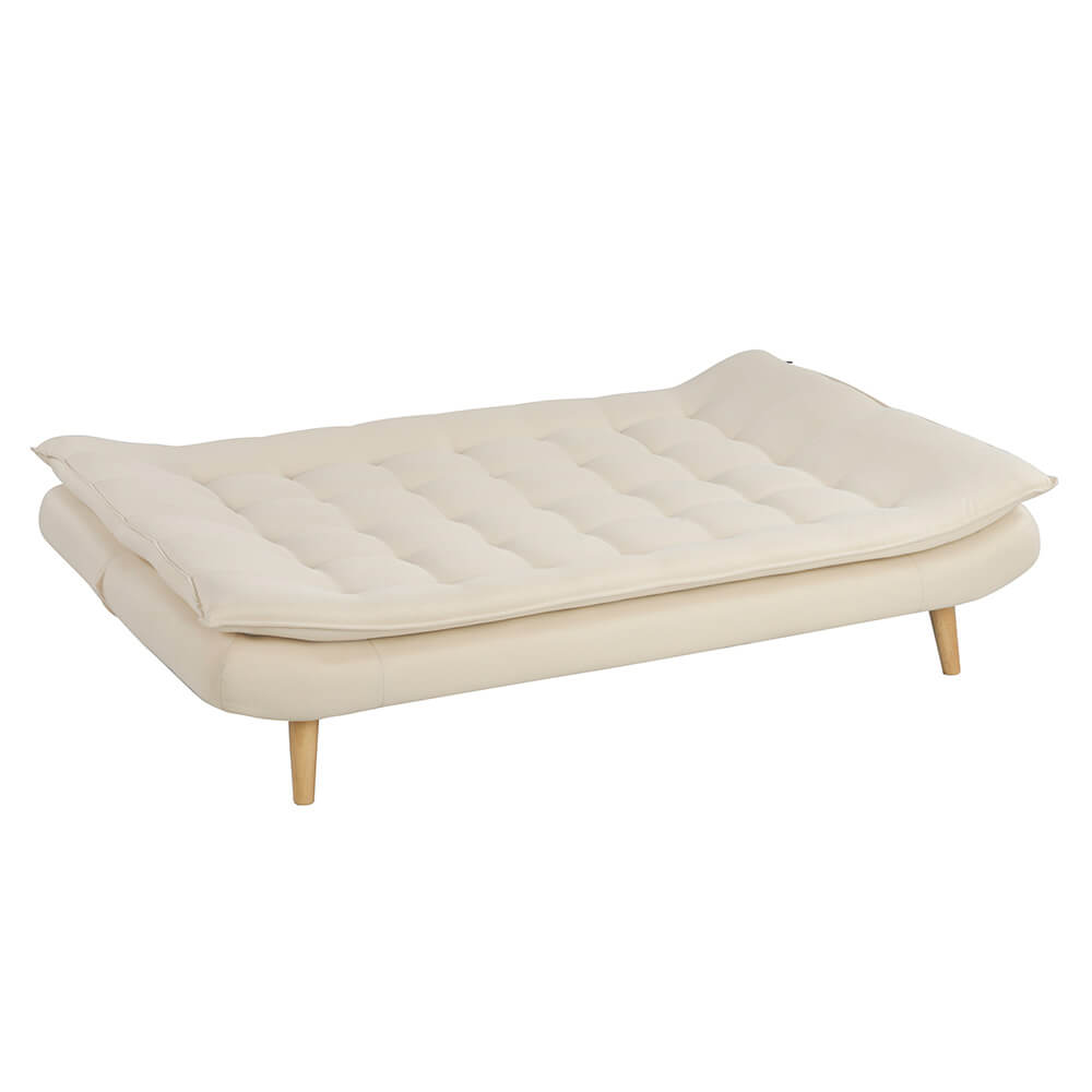 Vuodesohva Tyyni 2-istuttava 195 cm, beige – 3-asentoinen selkänoja