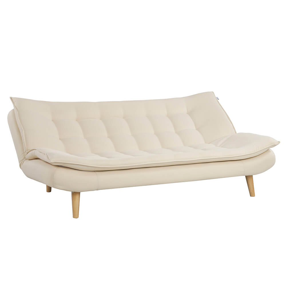 Vuodesohva Tyyni 2-istuttava 195 cm, beige – 3-asentoinen selkänoja