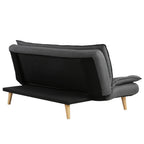 Bäddsoffa Tyyni 2-sitsig 195 cm, grå – ryggstöd med 3 lägen