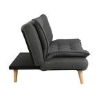 Bäddsoffa Tyyni 2-sitsig 195 cm, grå – ryggstöd med 3 lägen