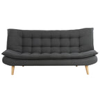 Bäddsoffa Tyyni 2-sitsig 195 cm, grå – ryggstöd med 3 lägen