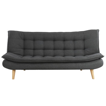 Bäddsoffa Tyyni 2-sitsig 195 cm, grå – ryggstöd med 3 lägen