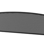 Teräksinen puistonpenkki, 2-istuttava, 127 cm, musta