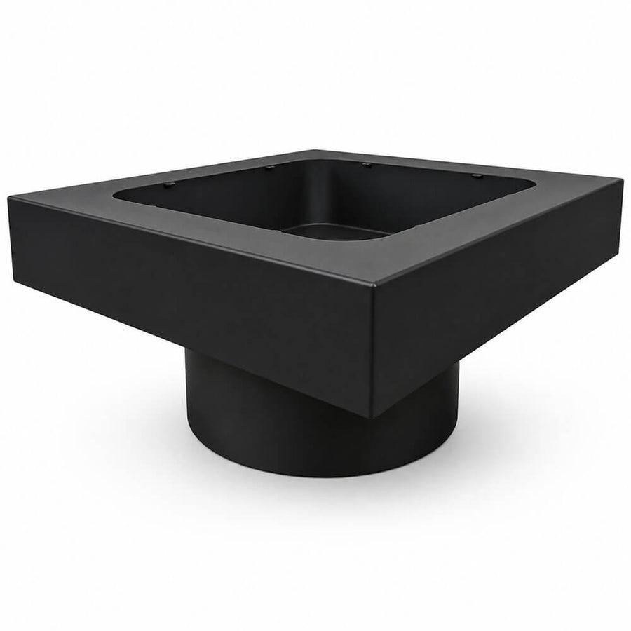 Utomhuseldstad 76 x 76 cm – lock, 2 mm stål, ca 40 kg