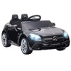 Lasten sähköauto Mercedes SLC 300, kaukosäädin, LED-valot ja musiikki, 3–6 v, musta