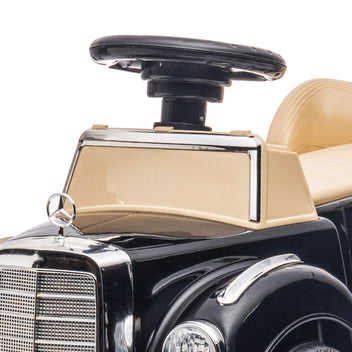 Lasten potkuauto Mercedes-Benz 300 S, säilytystila istuimen alla, 18–48 kk, musta
