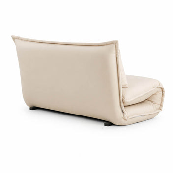 Bäddsoffa Vinda 2-sitsig beige – 150 × 220 cm extrabädd