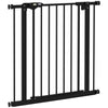 Koiraportti ilman porausta, automaattisesti sulkeutuva, leveys 74–80 cm, metalli, musta