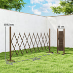 Jatkettava alumiininen saksiaita, 31–250 x 103,5 cm, tummanruskea