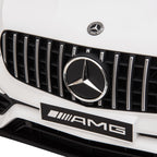 Lasten sähköauto Mercedes-AMG GLC63S Coupé 12V, kaukosäädin, kaksi moottoria, valkoinen