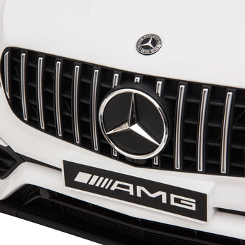 Lasten sähköauto Mercedes-AMG GLC63S Coupé 12V, kaukosäädin, kaksi moottoria, valkoinen
