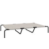 Koiran kenttäpeti isoille koirille 67,5 kg asti, 600 g/m² verkko, 152 x 94 x 23 cm, beige