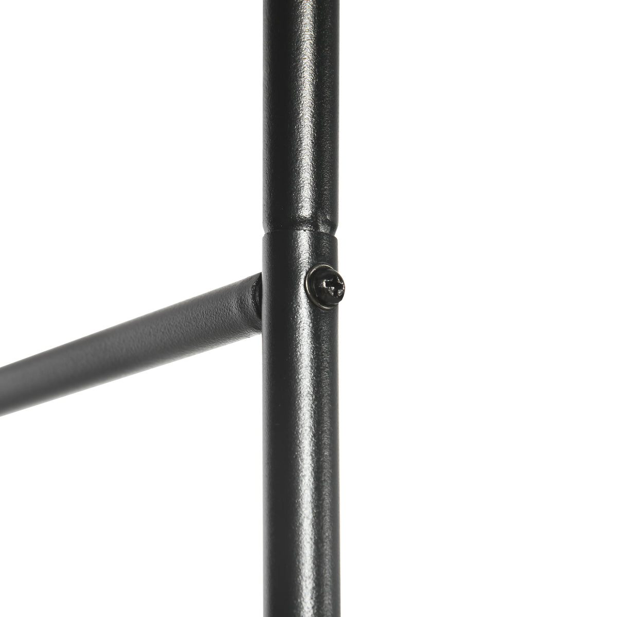 Metallinen ruusukaari, 140 x 40 x 240 cm, musta