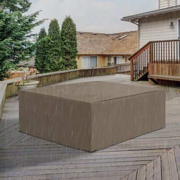 Iso suojapeite puutarhakalusteille, Oxford, 275 x 205 x 90 cm, beige