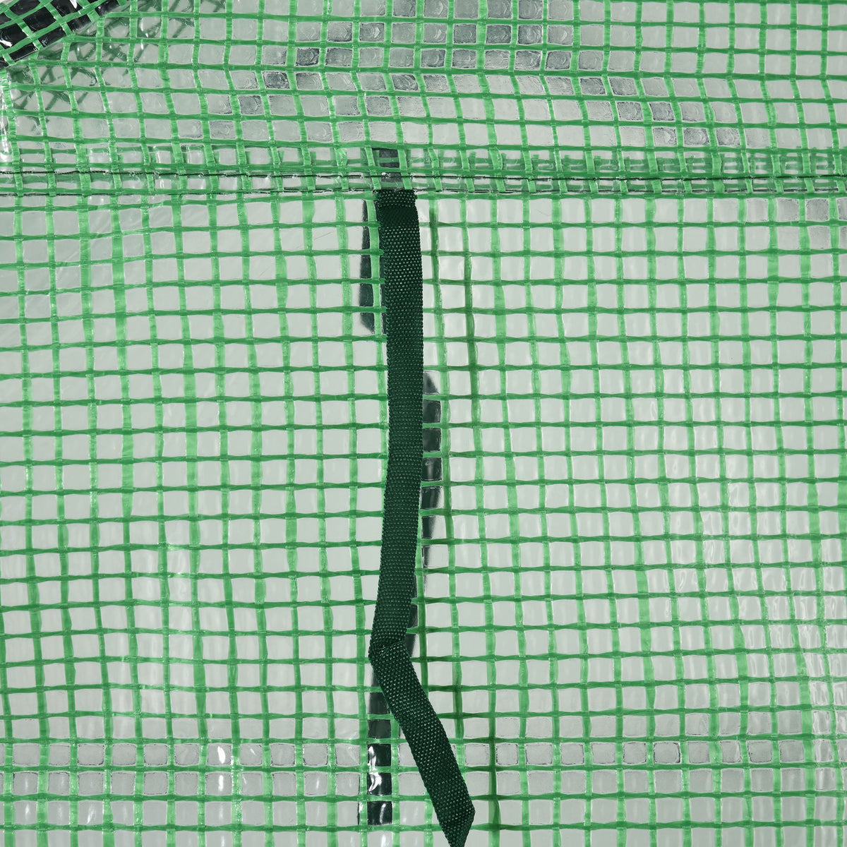 Kävelykasvihuone kahdeksalla hyllyllä, 143 x 138 x 190 cm, tummanvihreä
