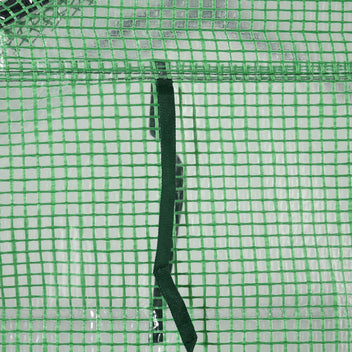 Kävelykasvihuone kahdeksalla hyllyllä, 143 x 138 x 190 cm, tummanvihreä