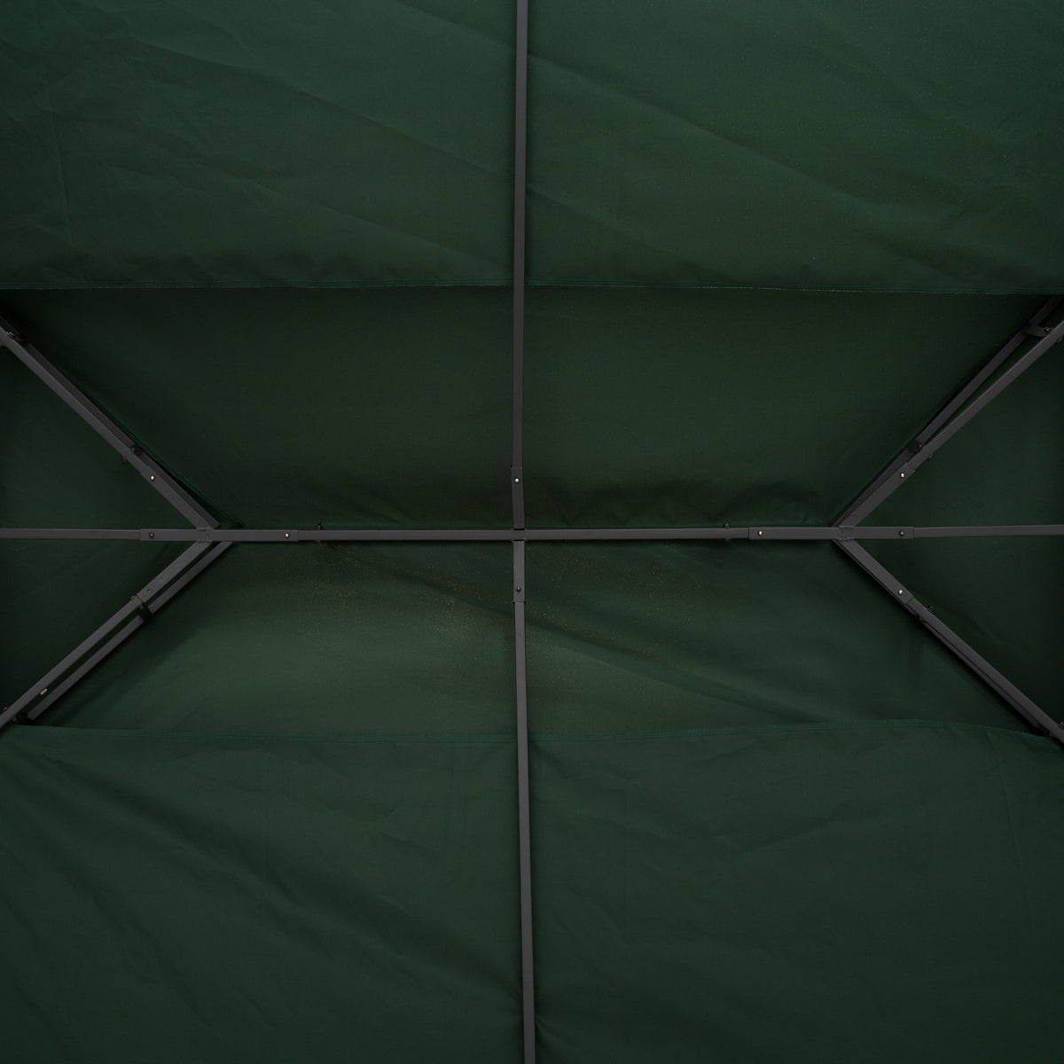Varakatto 3 x 4 m paviljonkiin, kaksoiskatto, vihreä